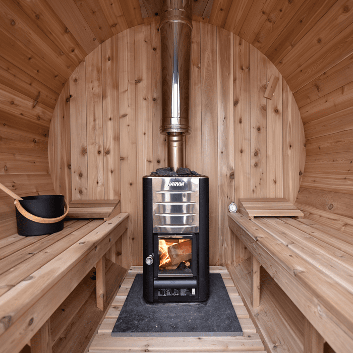 Barrel Sauna with Porch - Image 2