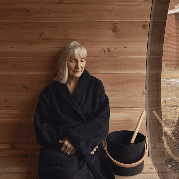 Barrel Sauna with Porch - Image 7